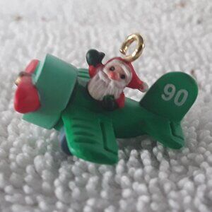 Hallmark Miniature Ornament- Air Santa, 1990, no box